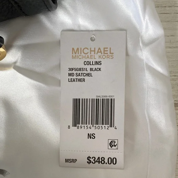 Michael Kors Black Satchel with Gold Accents - Picture 2 of 9